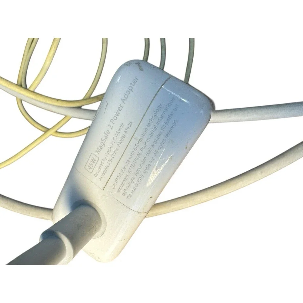 Genuine OEM Apple 45 Watt MagSafe 2, 45W Power Charger A1436 Untested